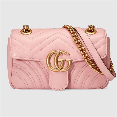 bolsa gucci rosa claro|bolso Gucci elegante.